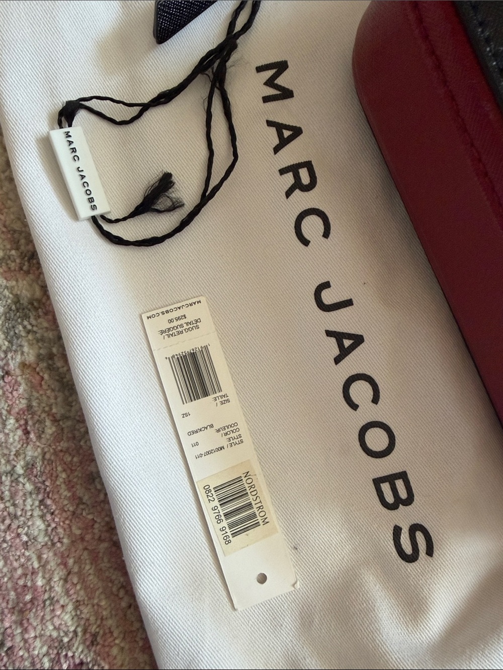 Marc Jacobs Black Camera Crossbody with Gold Hardware and Red Trim - Picture 2 of 5